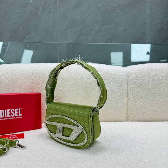 Diesel Green Diamond Shoulder Bag - Picture 4 of 9